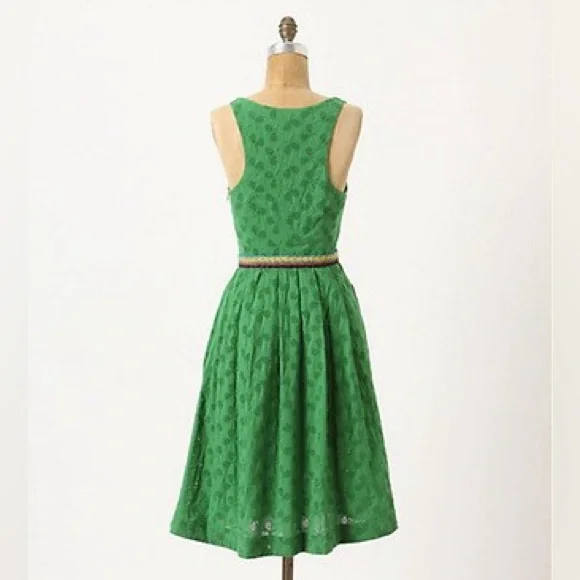 ANTHROPOLOGIE GRASS COURT DRESS - Picture 4 of 10